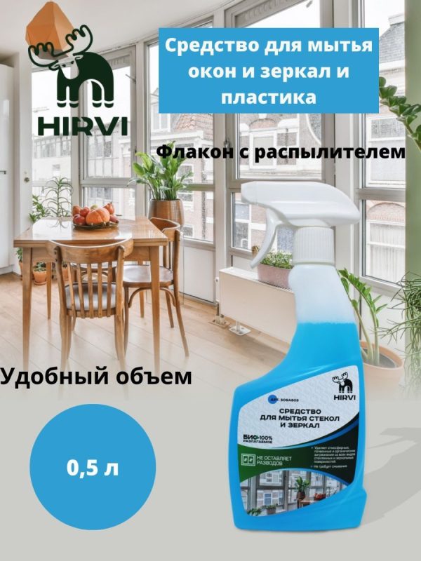 Средство для мытья стекол и зеркал Стеклоочиститель. Готовый раствор. — изображение 3