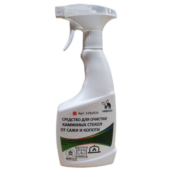 Средство для очистки каминных стекол от сажи и копоти.  SMOKE CLEAN Kamin