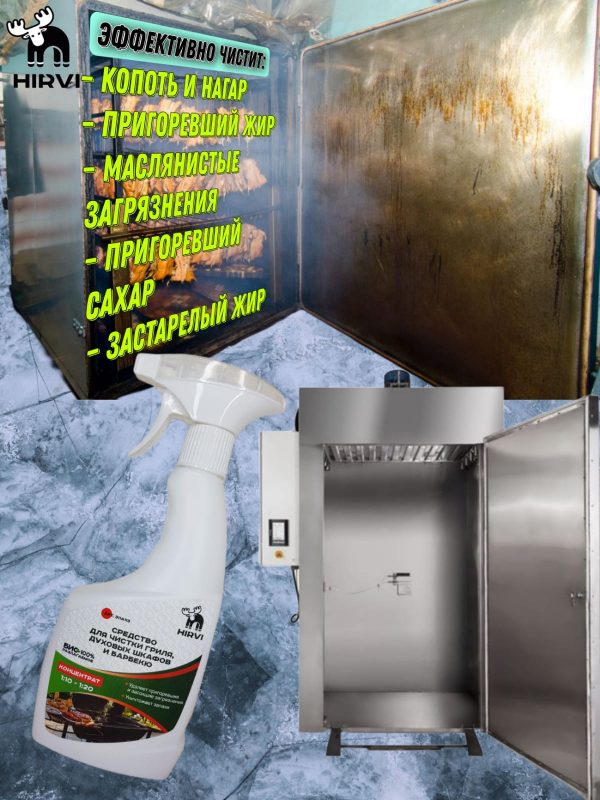 Средство для чистки гриля, духовых шкафов и барбекю SMOKE CLEAN 10/20 Концентрат 1:10-1:20 — изображение 13